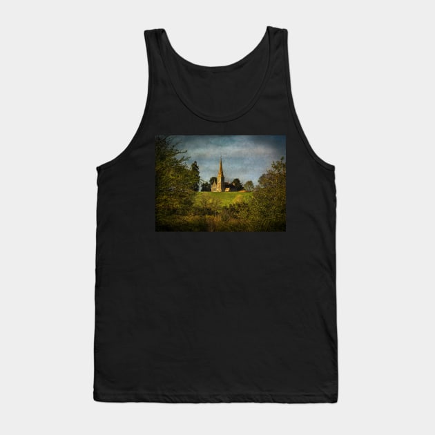 Across The Valley To Midgeham Church Tank Top by IanWL